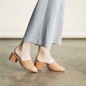 Nisolo Elizabeth Slide Heel Sandal size 6